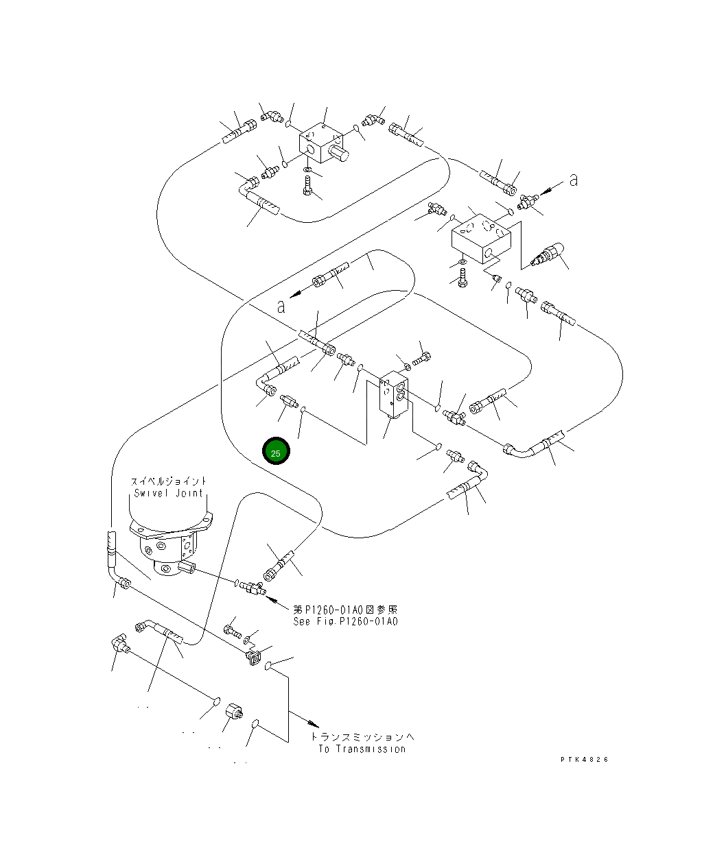 Адаптер 20G-62-K7840 Komatsu