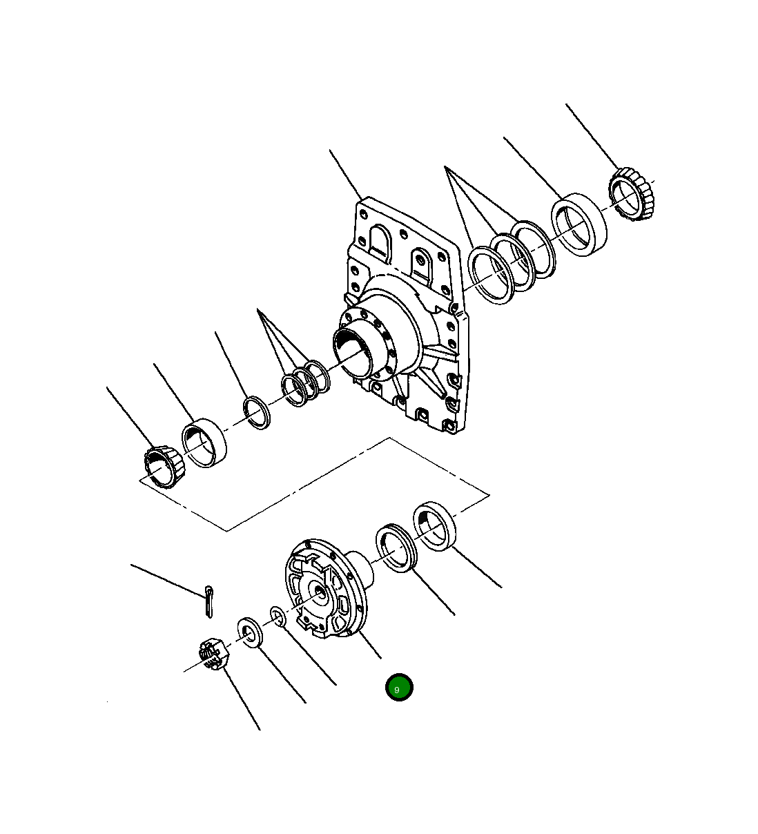 Вилка 1430 207 H1 Komatsu
