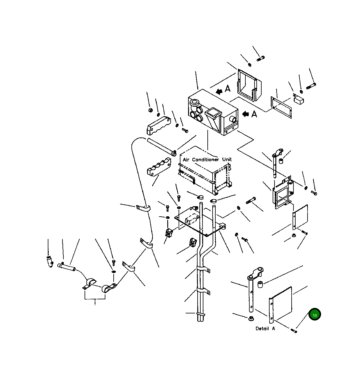Винт 01023-20408 Komatsu