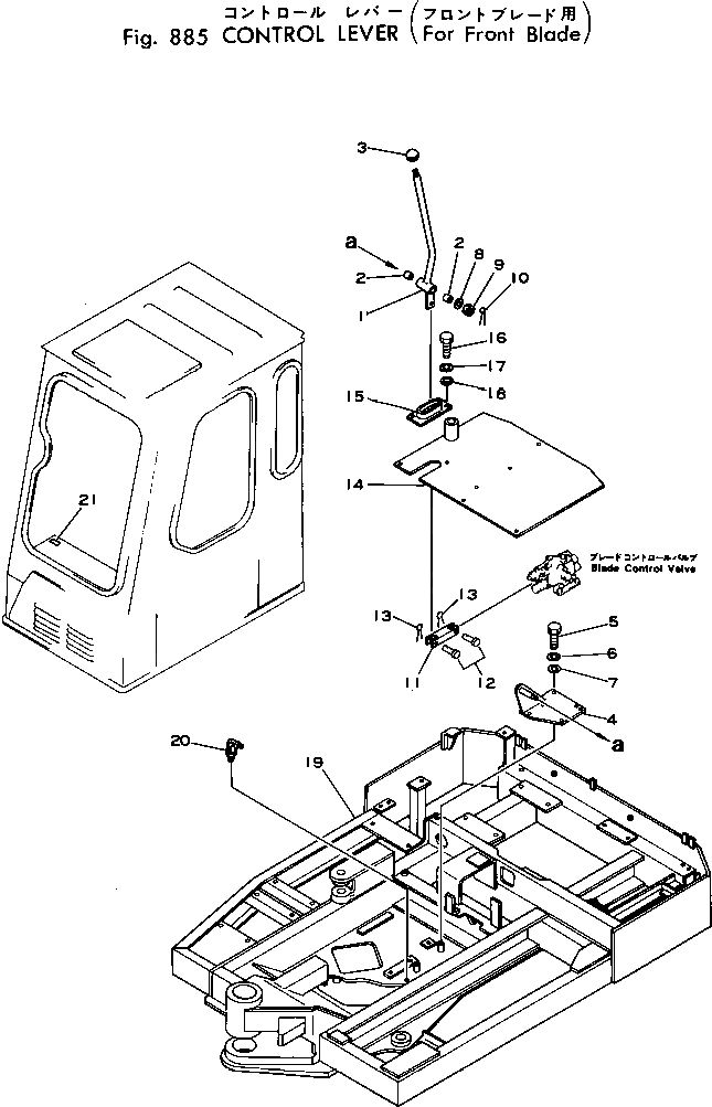 Вилка 111-43-33151 Komatsu