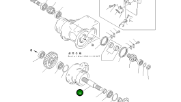 Вал 234-22-35230 Komatsu