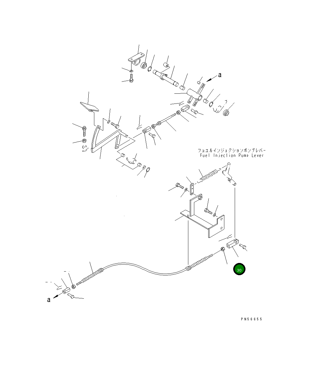 Вилка 262-43-72190 Komatsu
