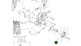 Вентилятор охлаждения 457-775 Komatsu