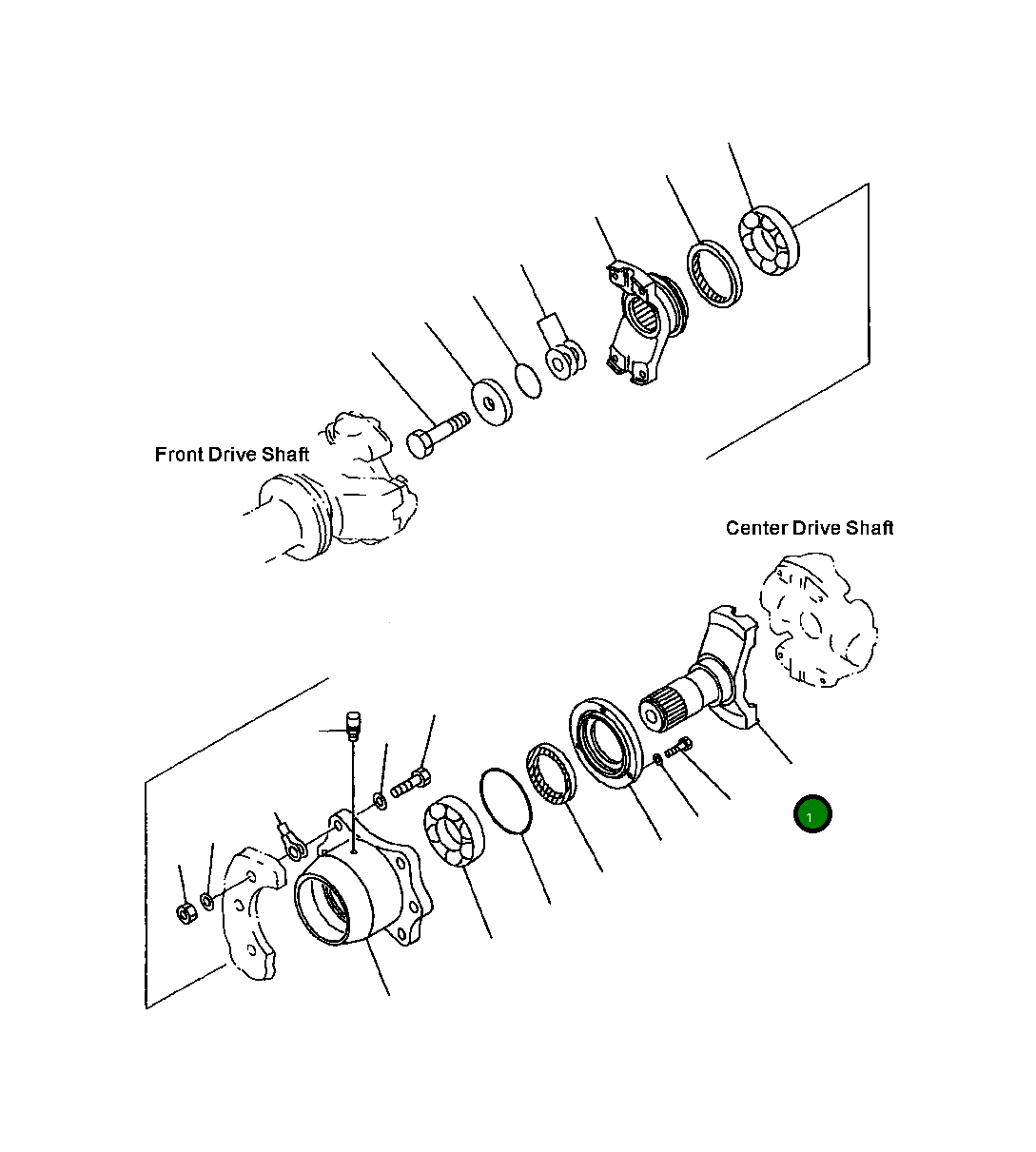 Вал 428-20-15211 Komatsu