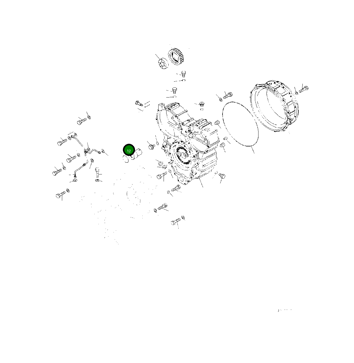 Вал 425-13-34240 Komatsu