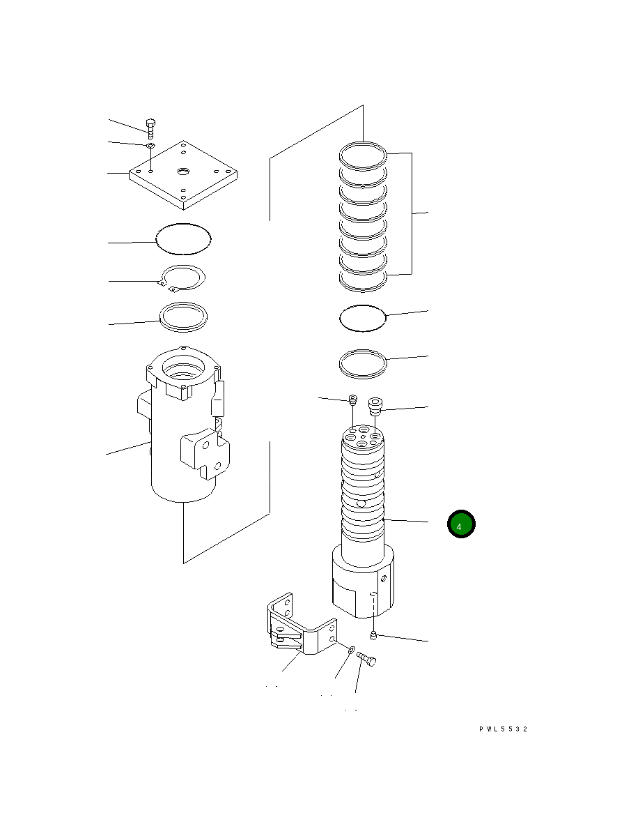 Вал 703-10-92210 Komatsu