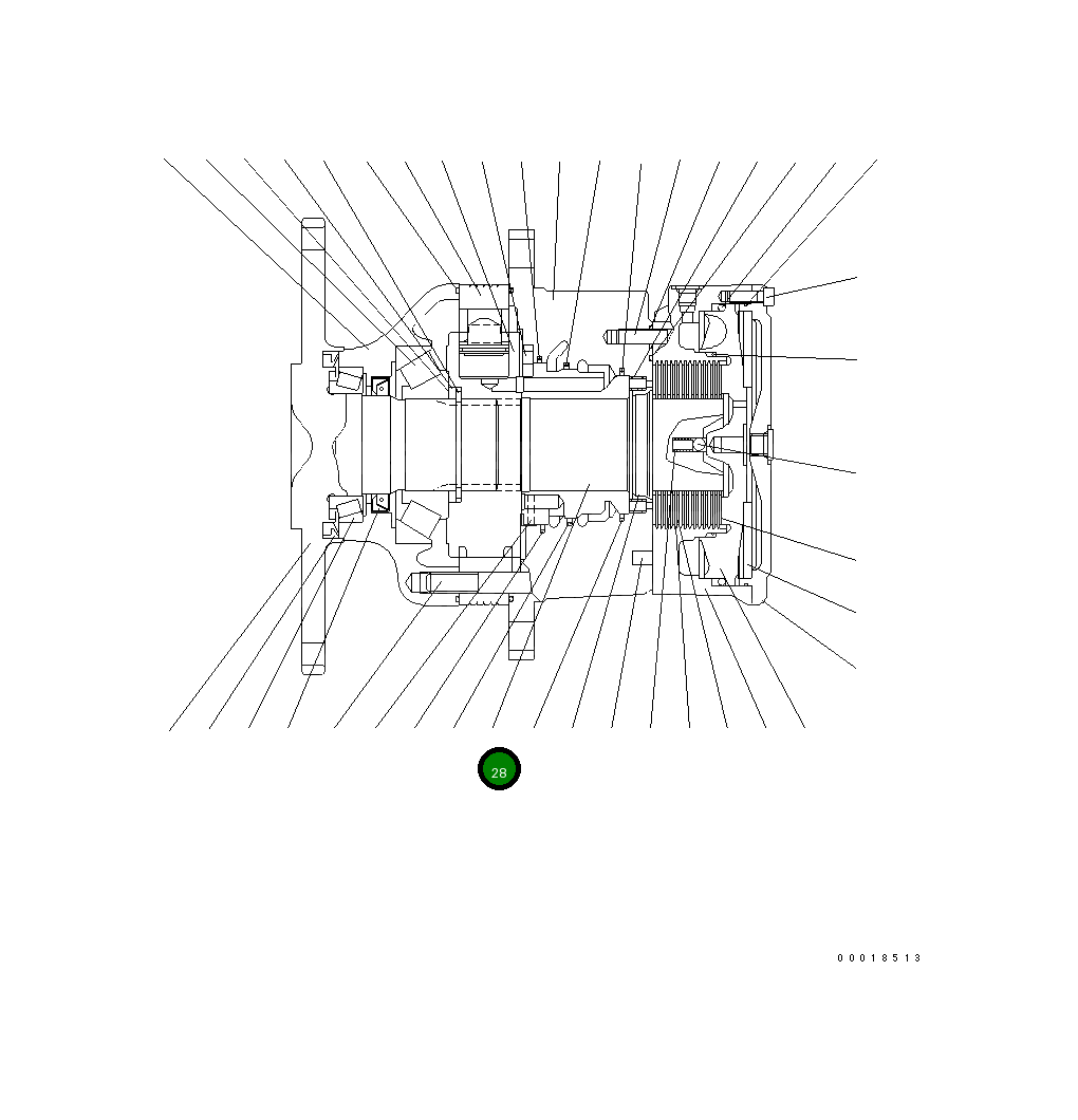 Вал 266-81-99220 Komatsu