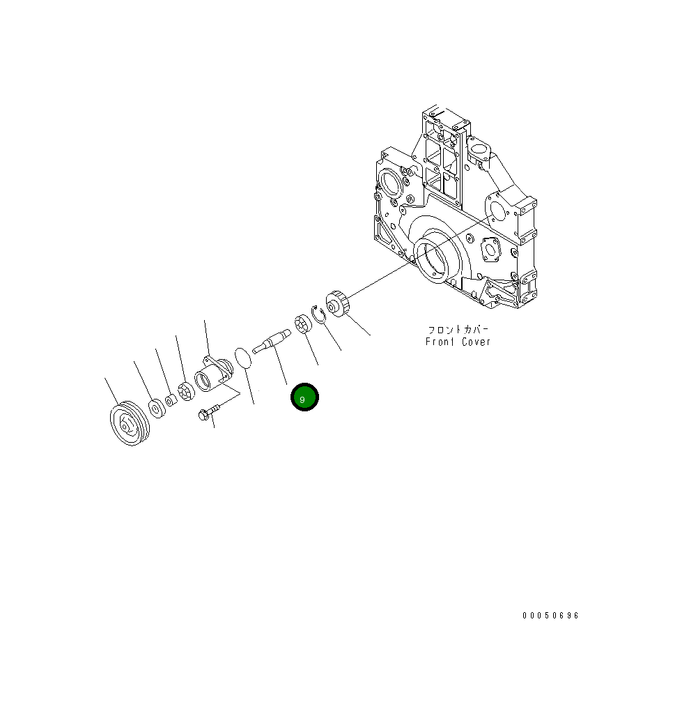 Вал 6218-21-3820 Komatsu