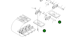 Башмак 21N-32-31110 Komatsu