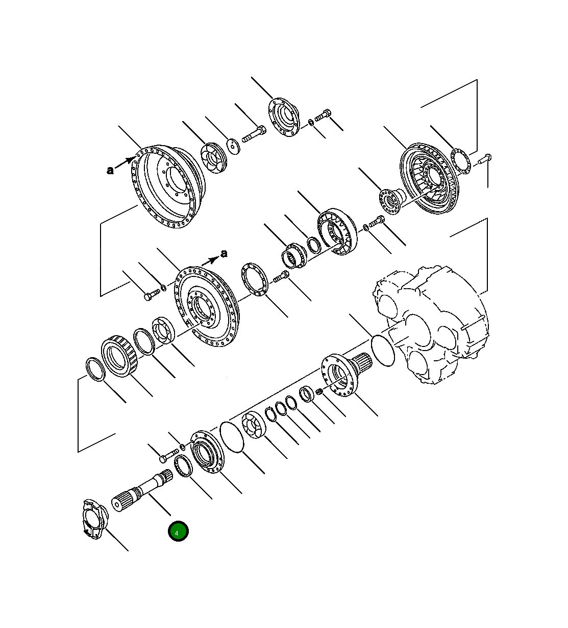 Вал 711-17-21650 Komatsu
