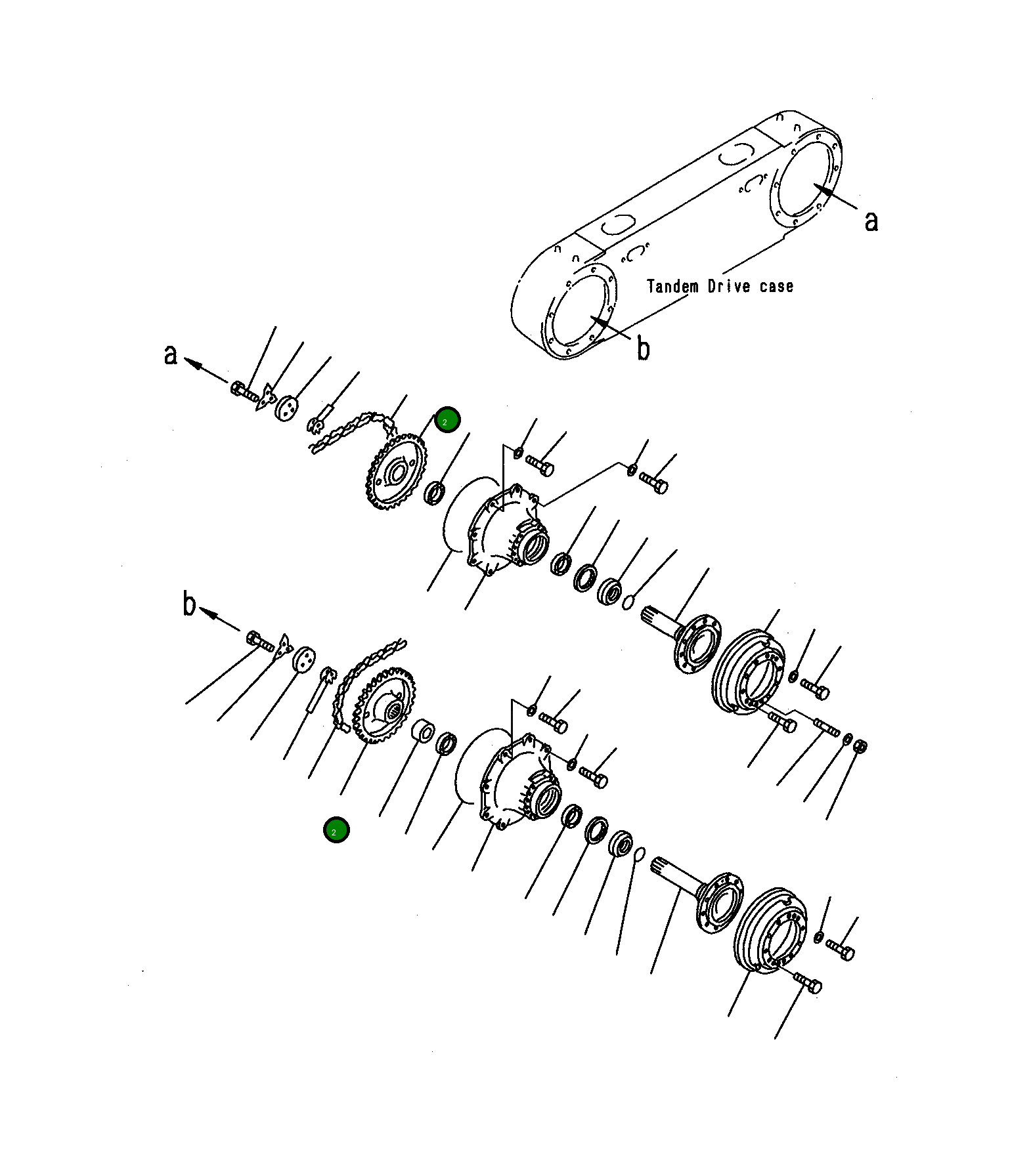 Ведущая звезда 23A-23-11290 Komatsu