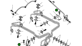Болт (M8-1.25x25) 6731-11-4160 Komatsu