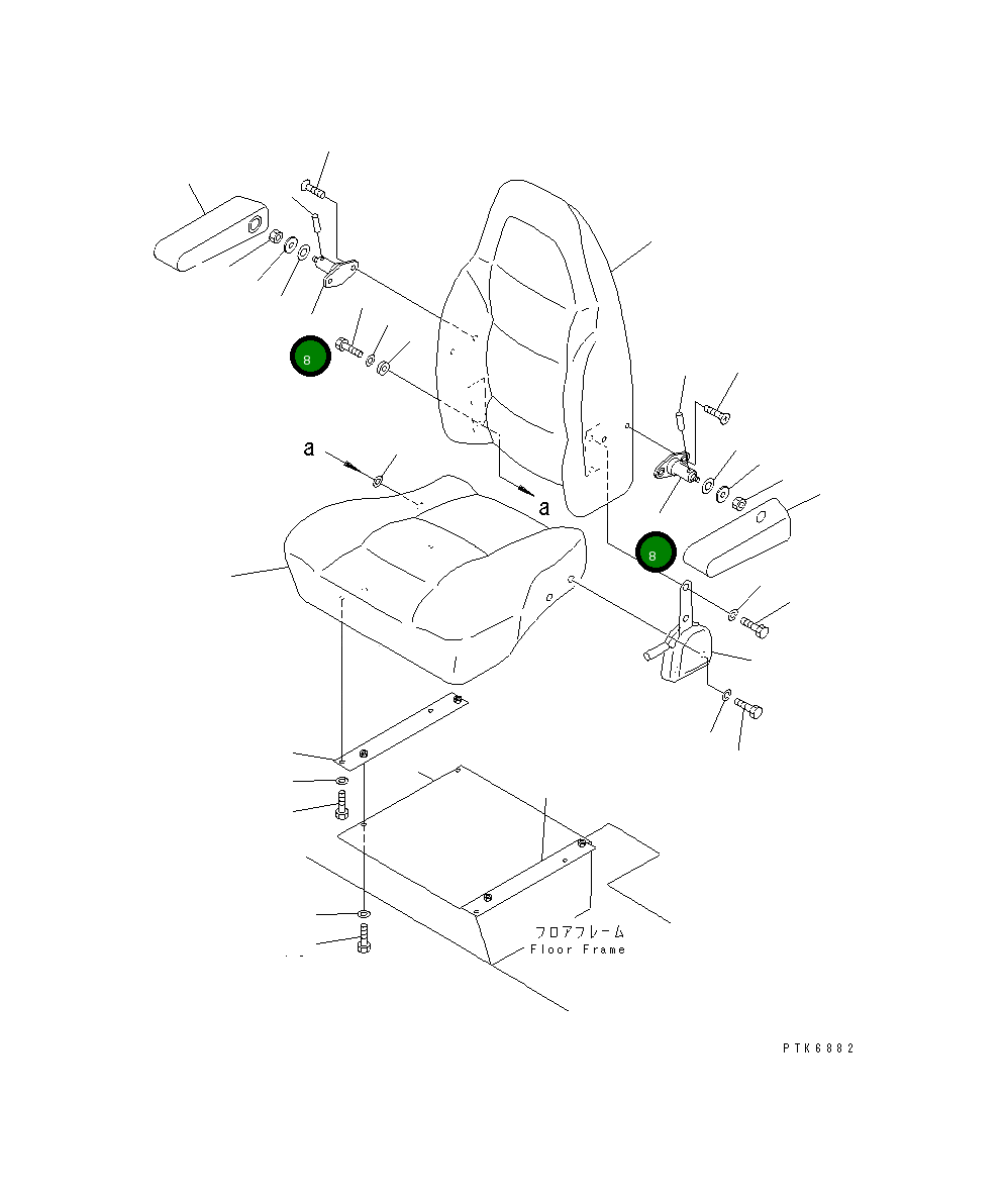 Вал 201-57-71151 Komatsu