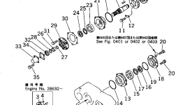 Вал 6150-21-4511 Komatsu