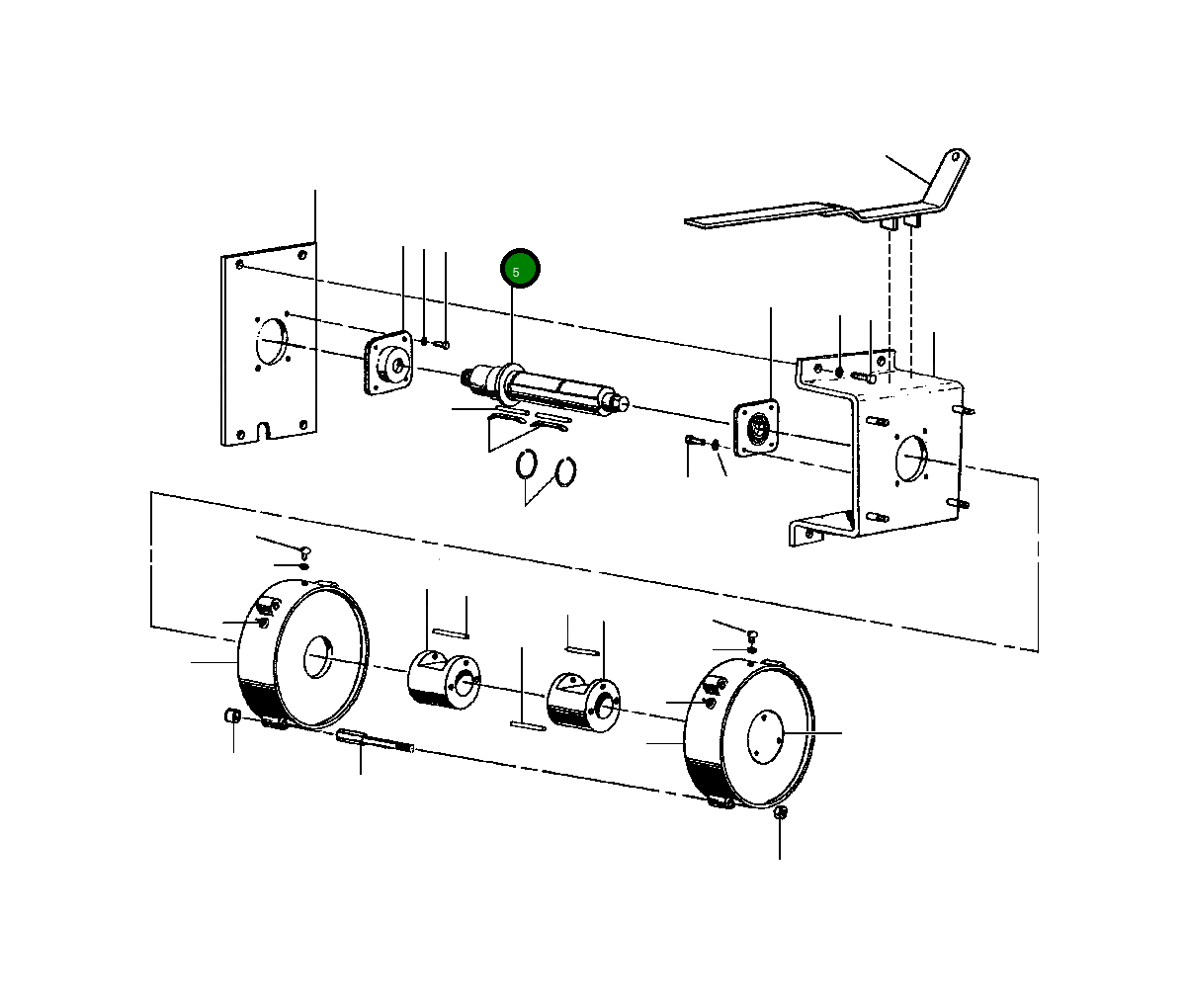 Вал 106 348 Komatsu