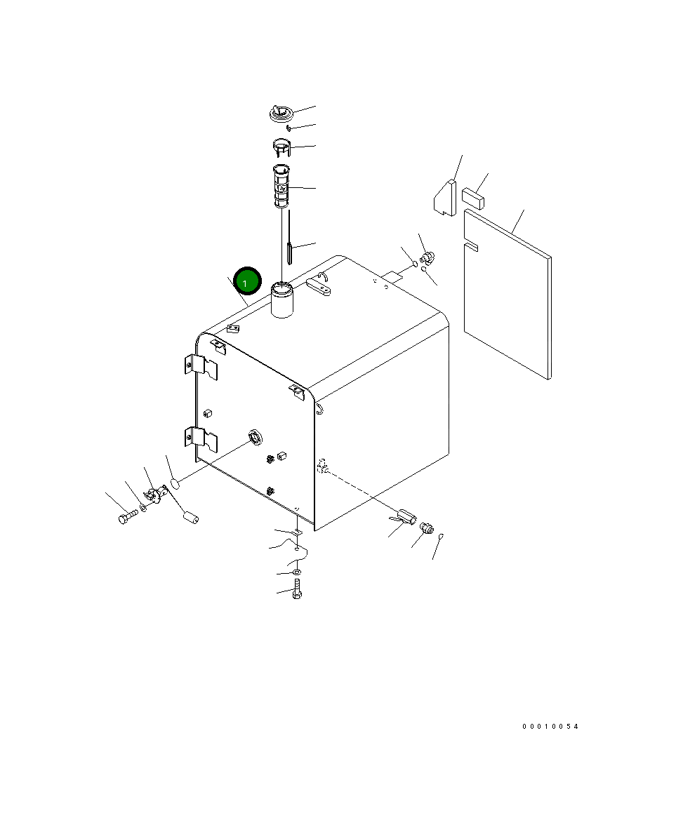 Бак 208-04-71112 Komatsu