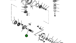 Вал 708-25-22421 Komatsu