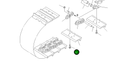 Гайка (Y0320-K1) 112-32-11221 Komatsu