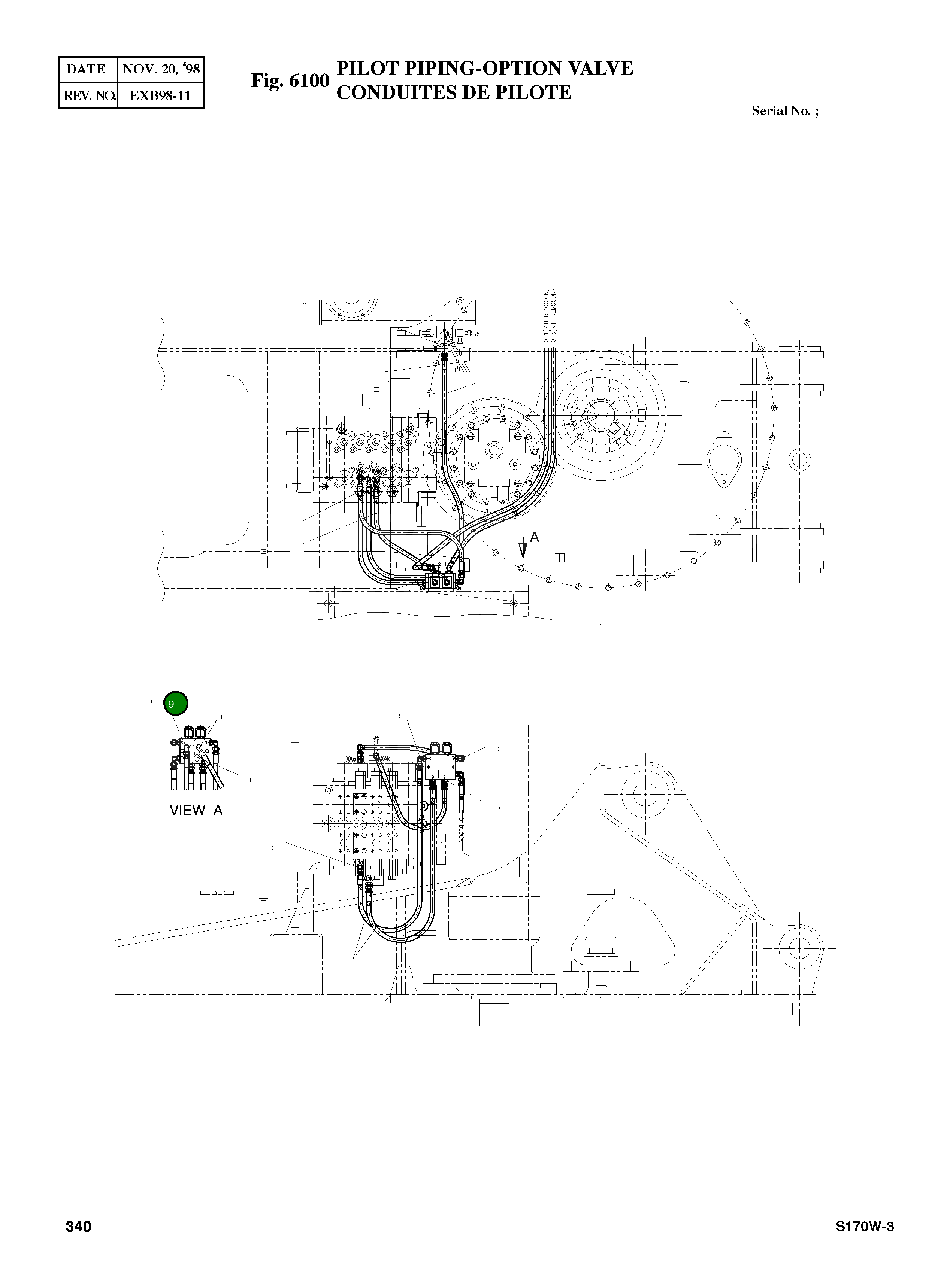 Болт M6X1.0X60 S0553853 Komatsu