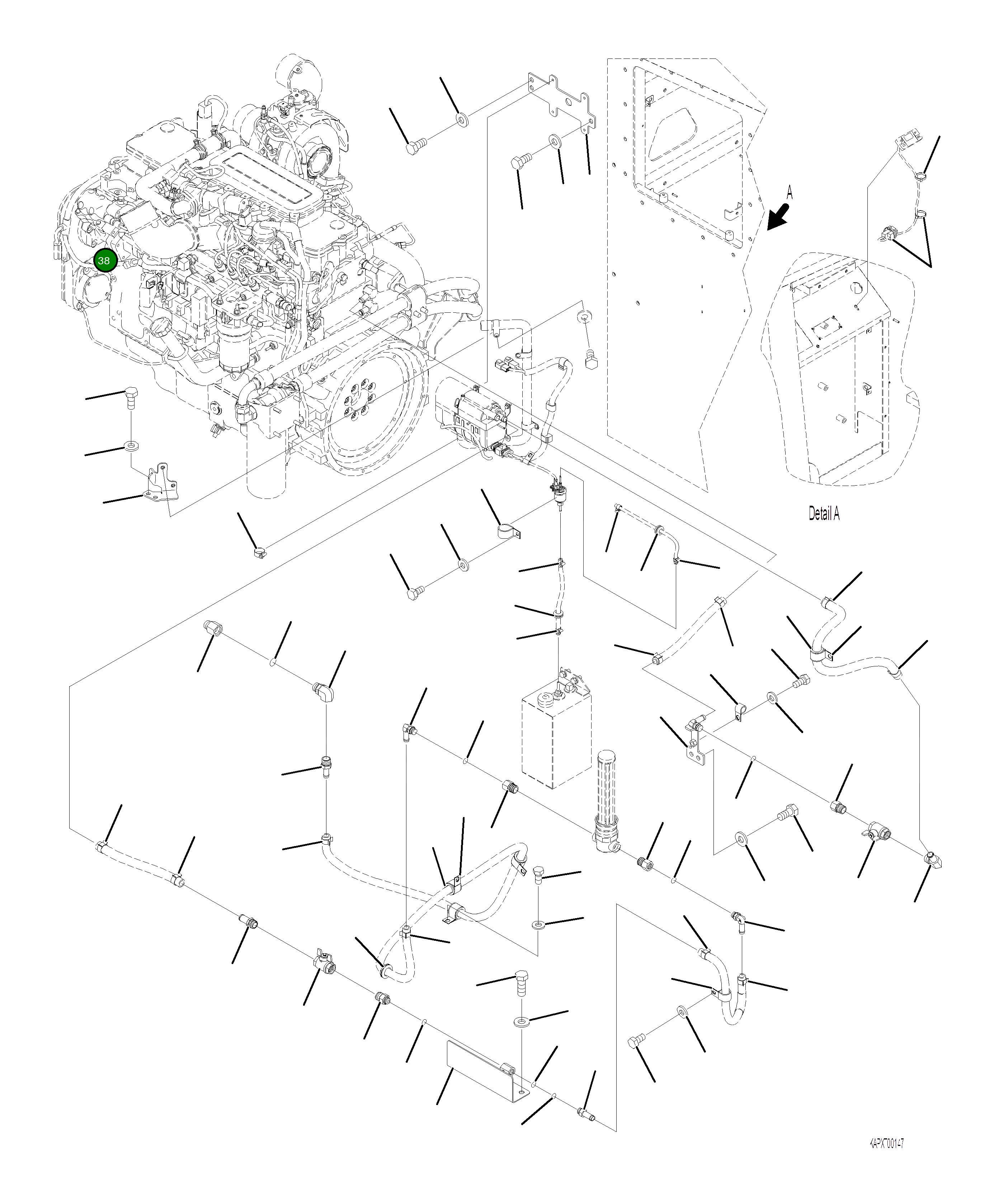 Адаптер 4A1-979-1280 Komatsu