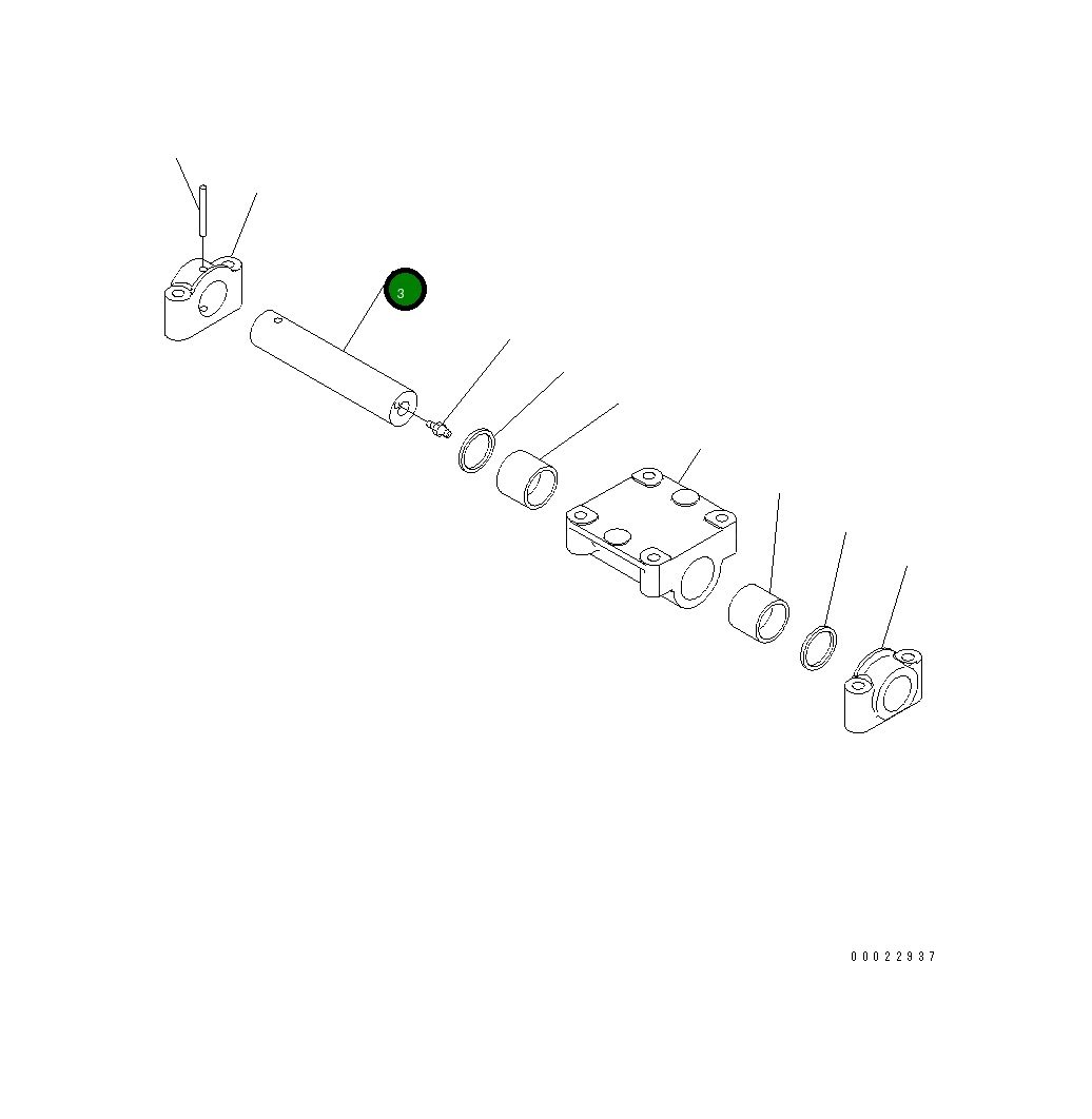 Вал 13S-30-12720 Komatsu