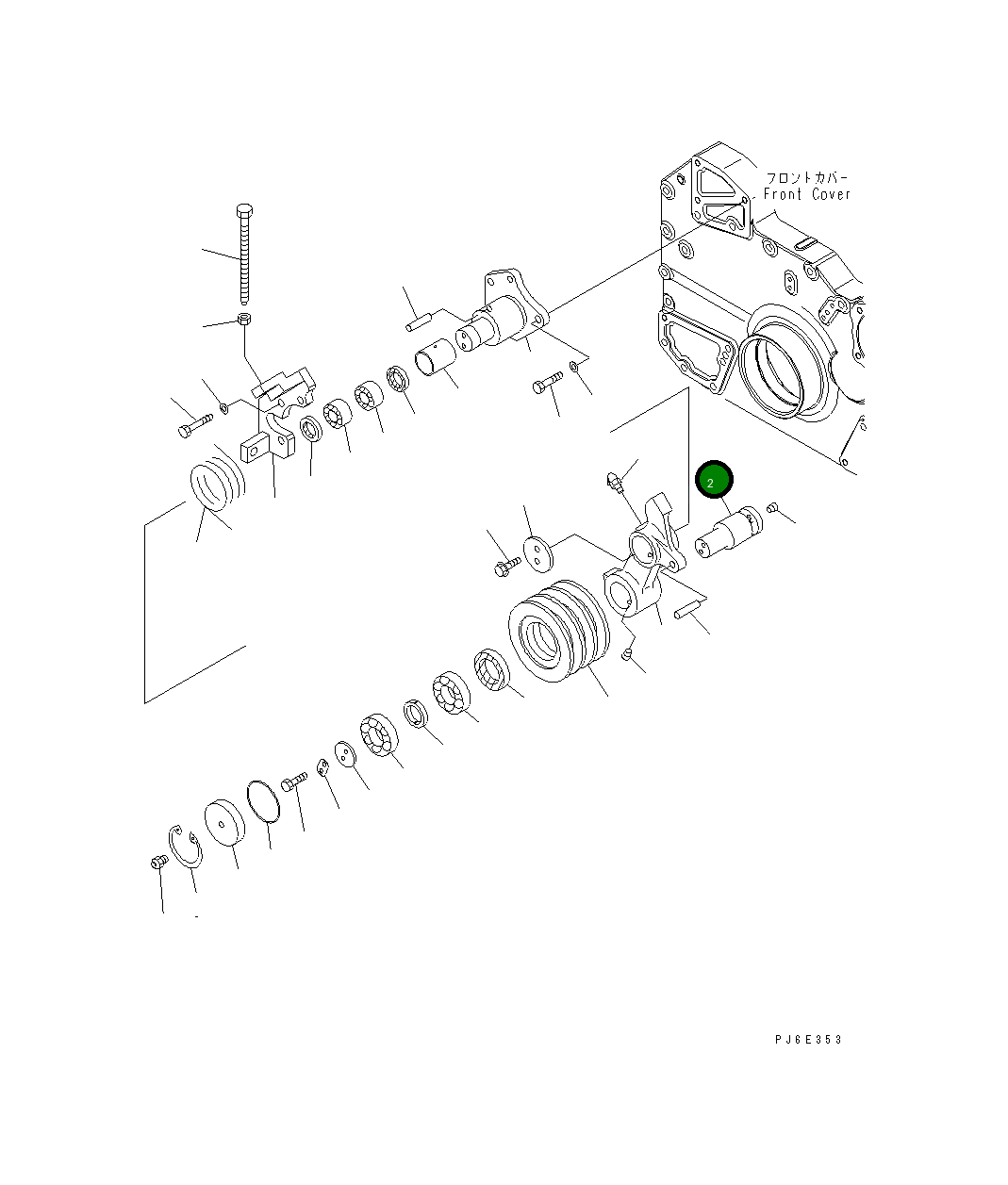 Вал 6240-61-4810 Komatsu