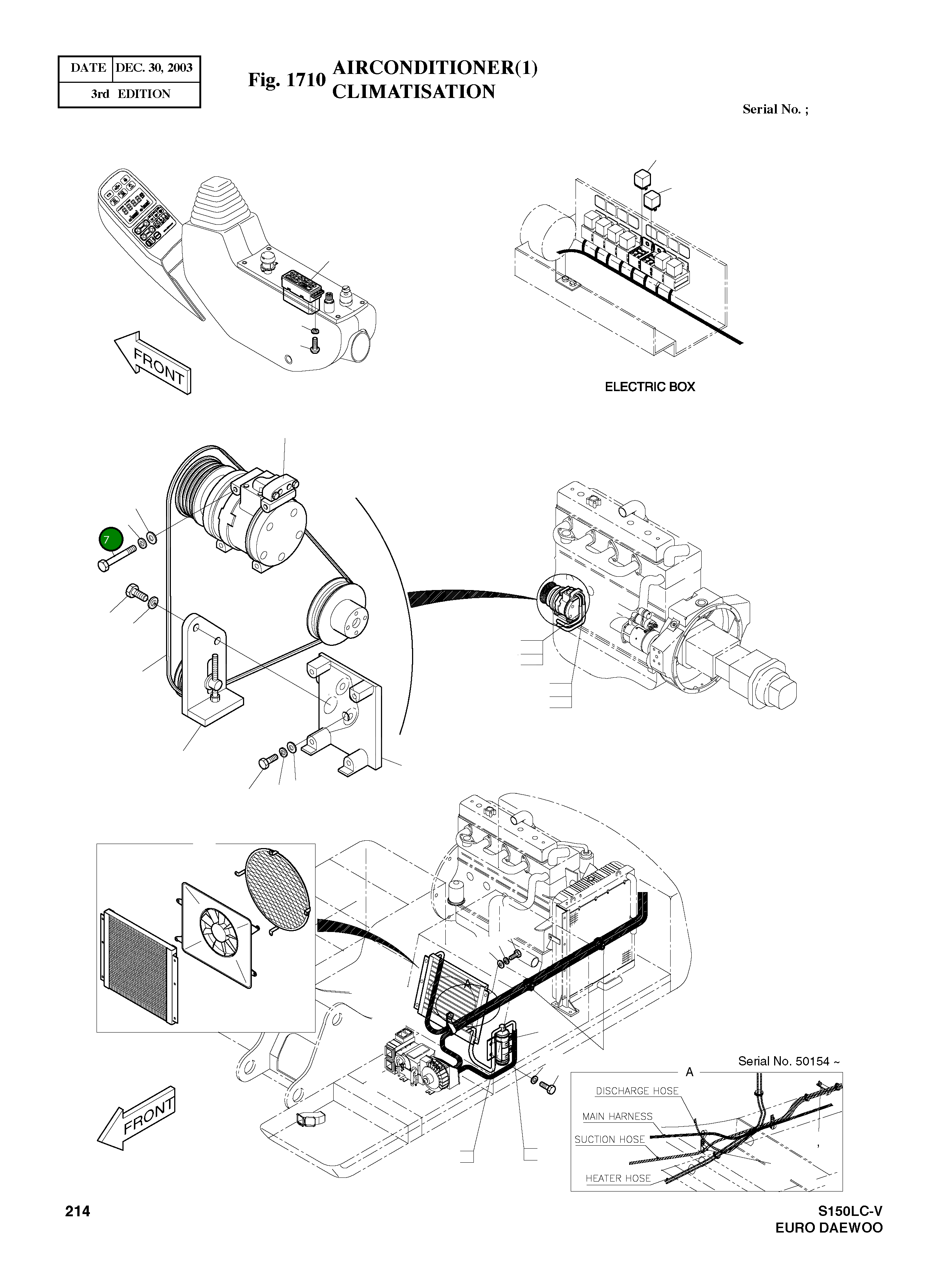 Болт M8X1.25X110 S0557553 Komatsu