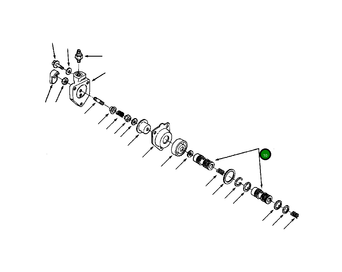 Барабан и плунжер 1296 748 H91 Komatsu