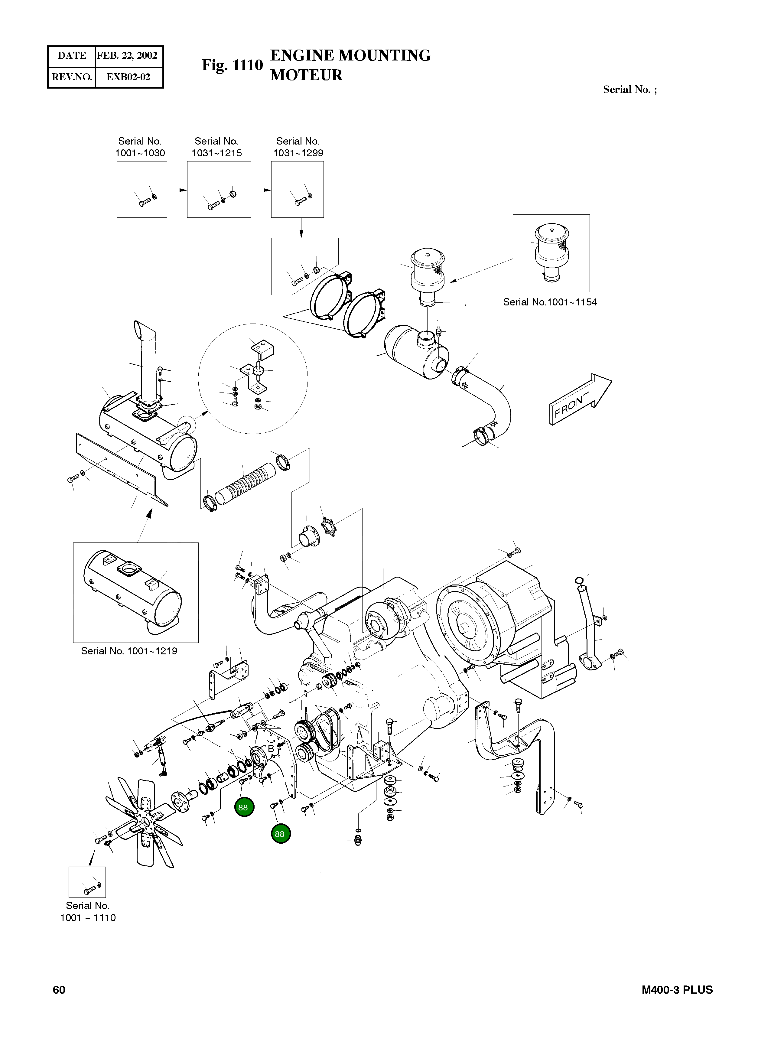 Болт M16X1.5X45 S0765151 Komatsu