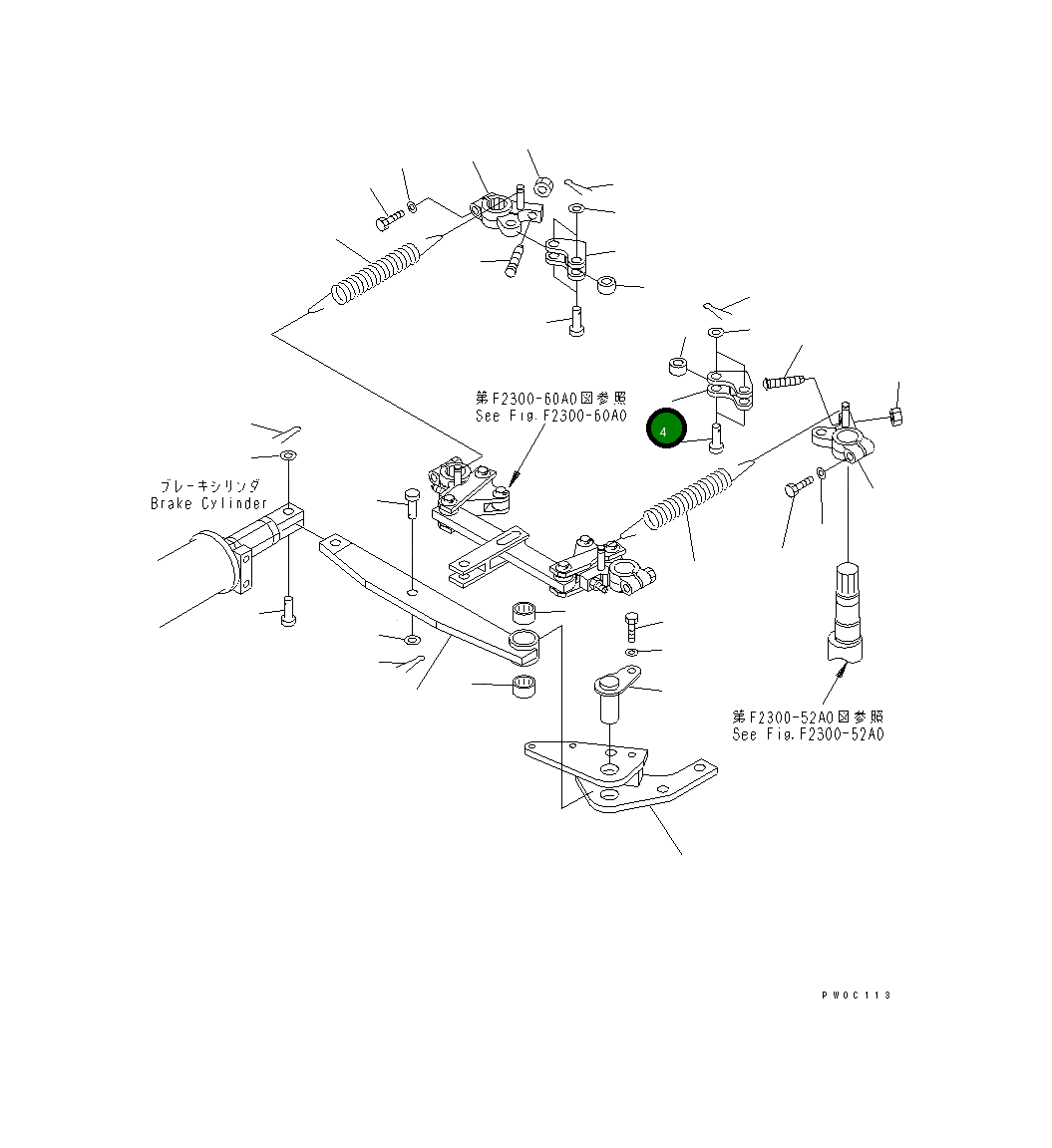 Вилка 124-43-52960 Komatsu