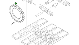 Ведущая звезда 2108-1014A Komatsu
