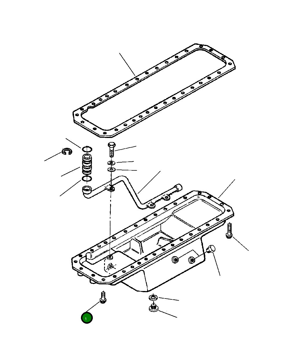 Болт (M10x1.50x30) 1310 933 H1 Komatsu