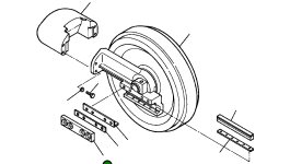 Боковая упорная штанга 740 213 C1 Komatsu