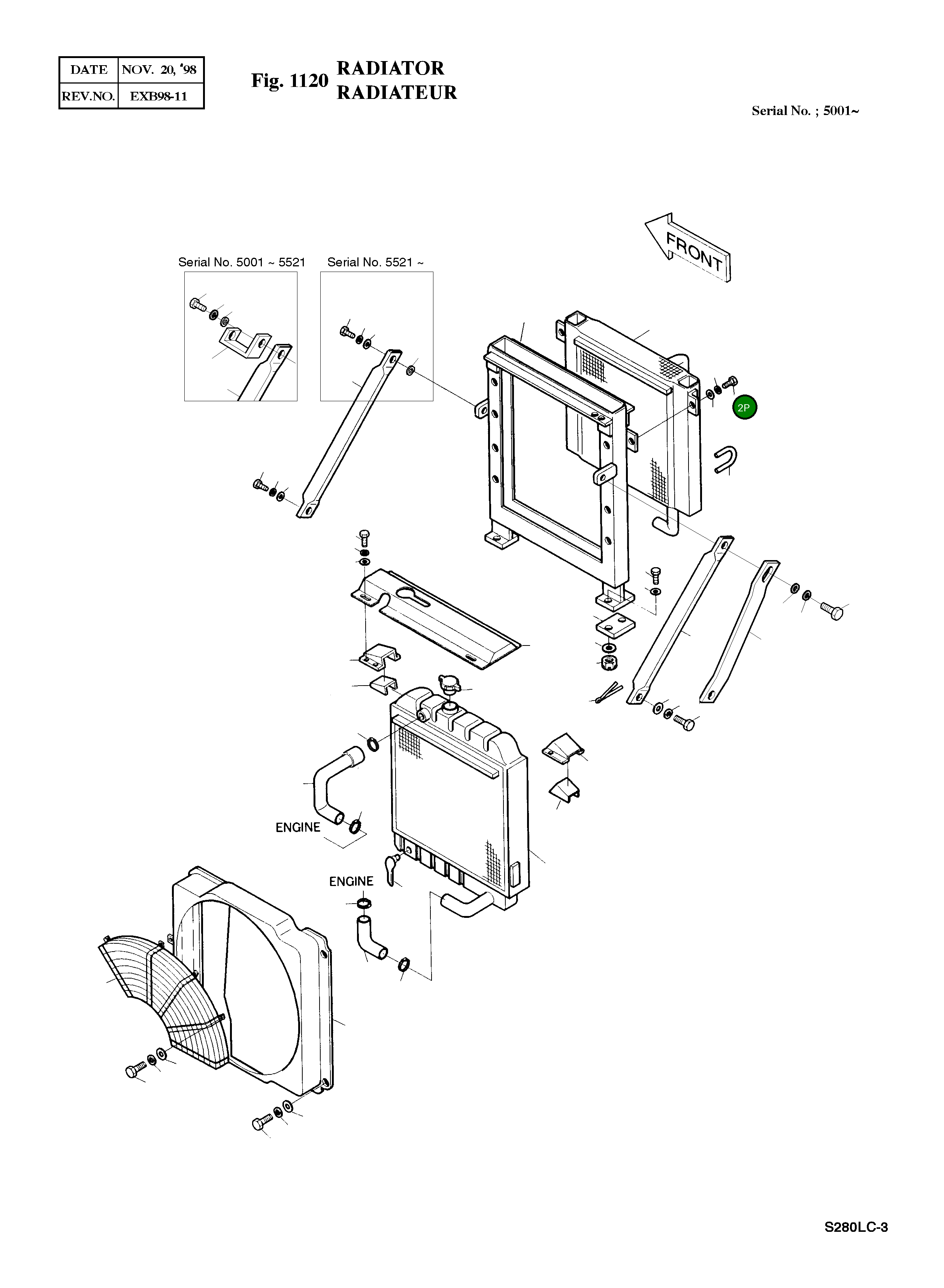 Болт M14X1.5X45 S0718553 Komatsu