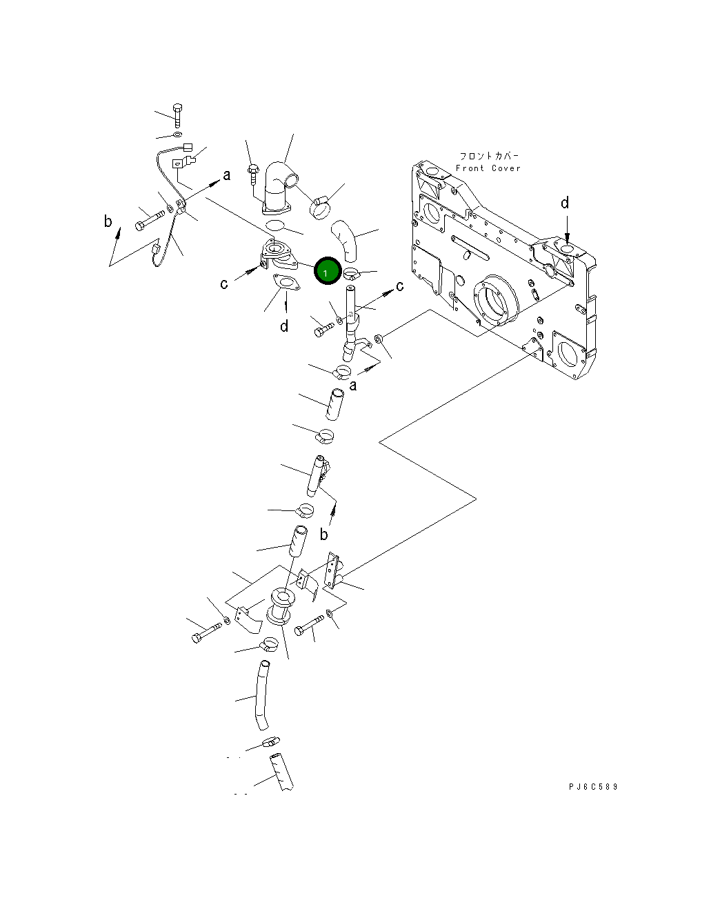 Адаптер 6215-11-6750 Komatsu