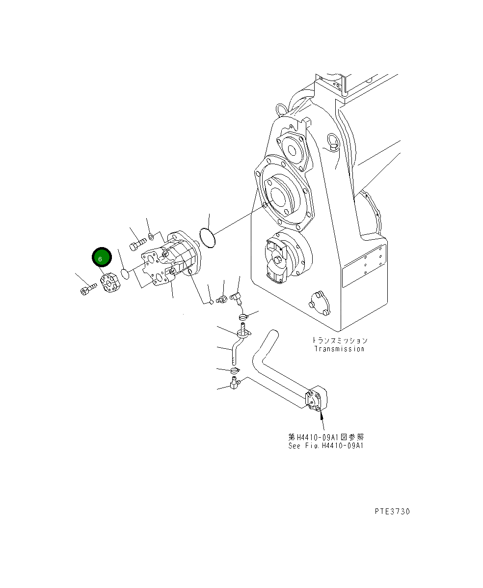 Адаптер 421-62-13760 Komatsu