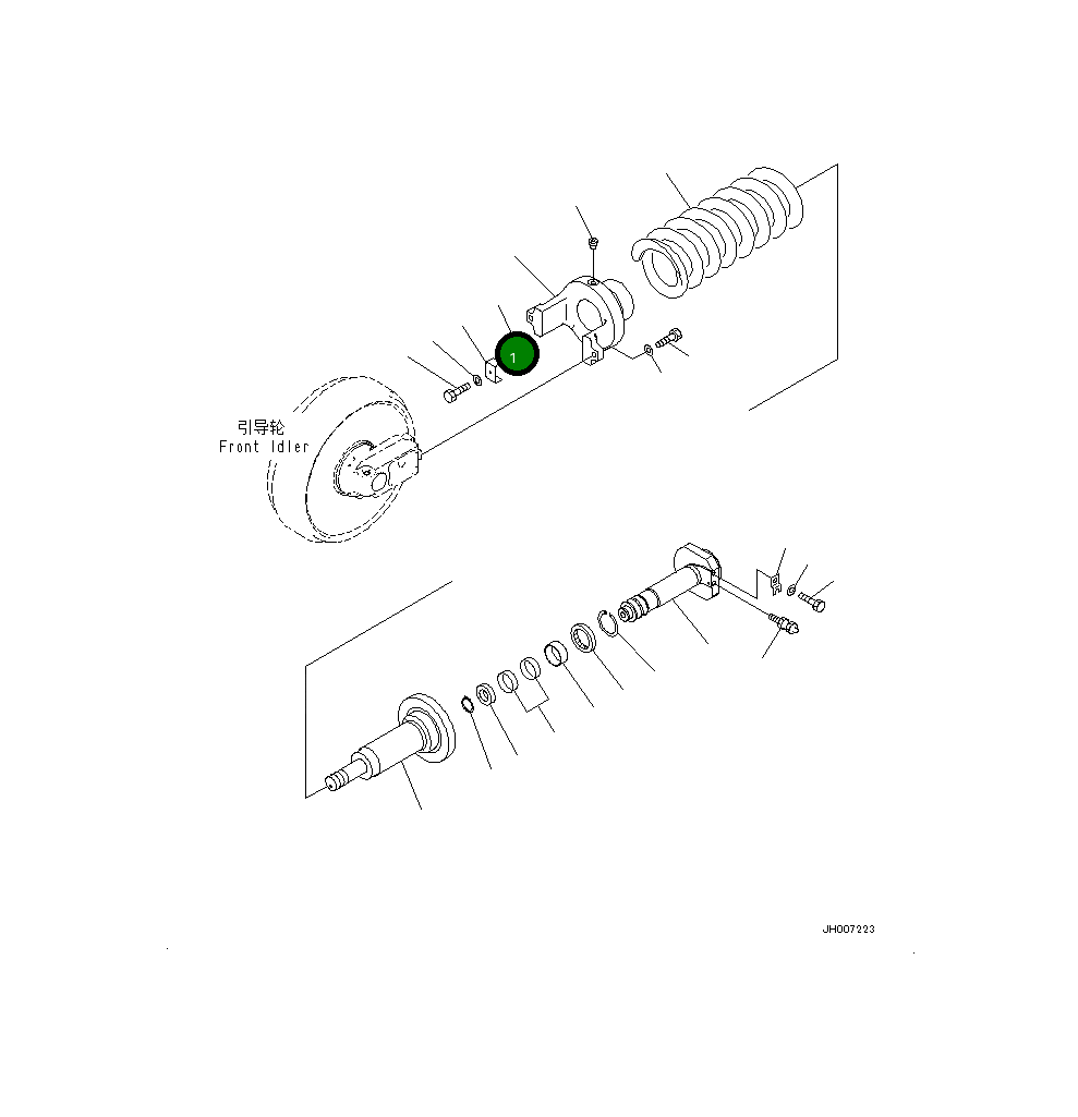 Вилка 20Y-30-42211 Komatsu