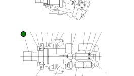 Вал UC1100292948 Komatsu