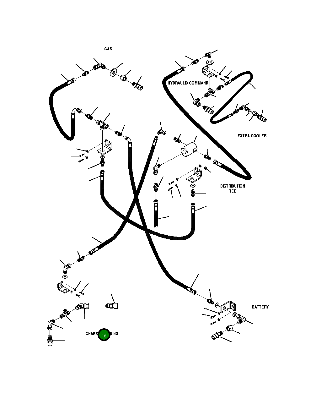 Адаптер 20Y-969-B180 Komatsu
