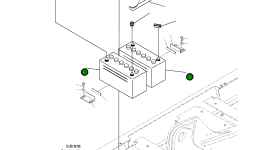 Аккумулятор WET 206-06-D1610 Komatsu