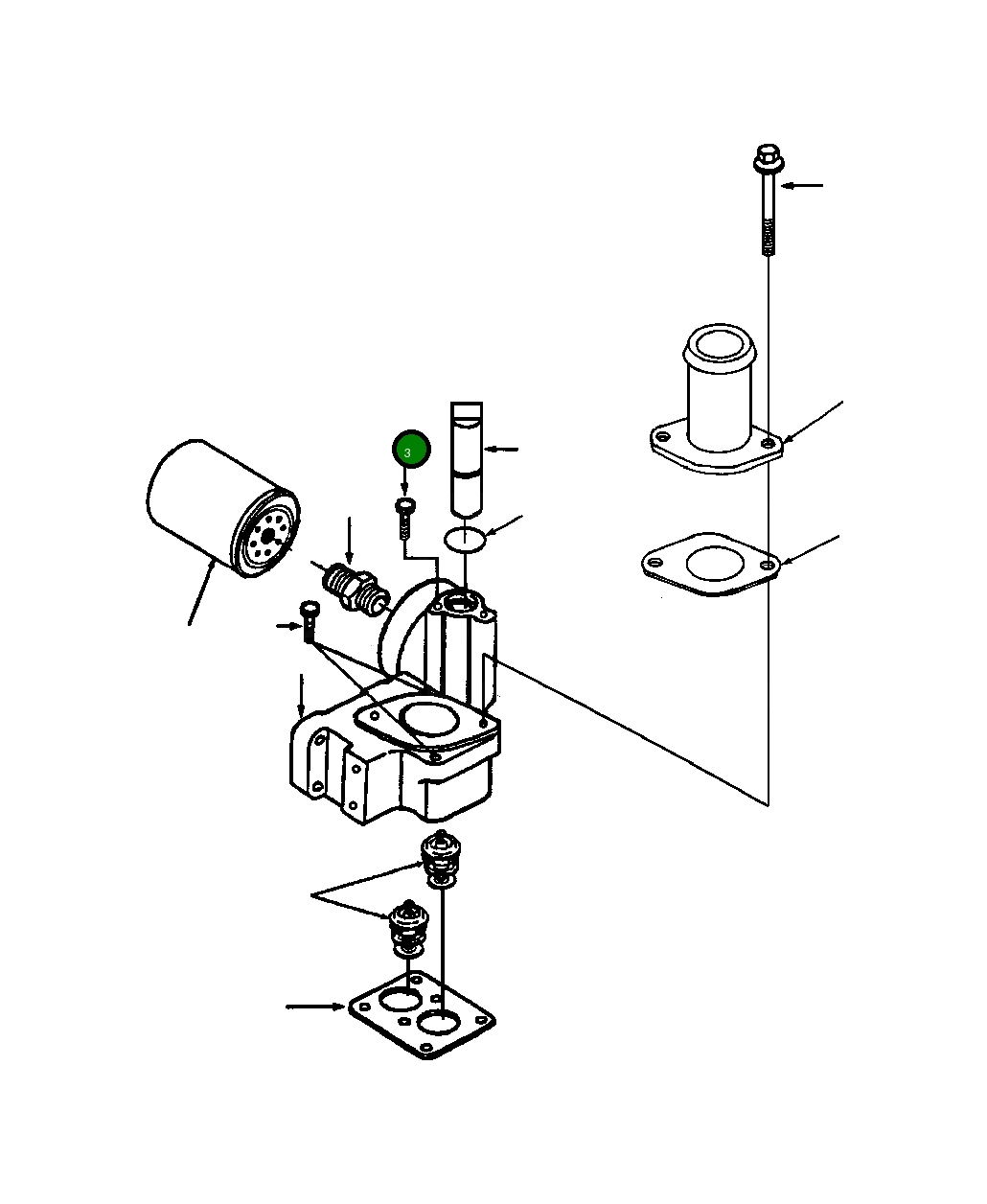 Болт (M6x1.00x10) 1240 896 H1 Komatsu