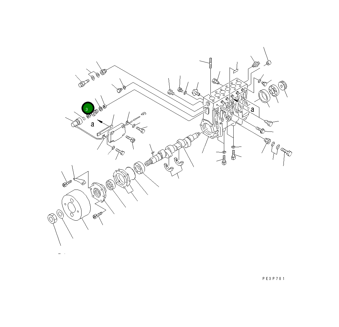 Адаптер 6553-21-4210 Komatsu