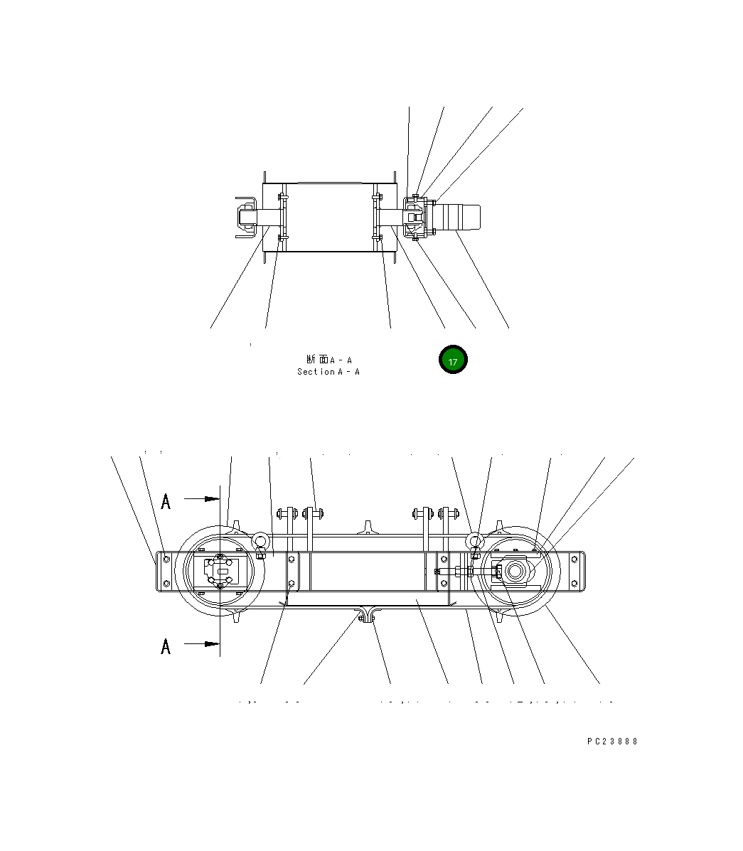 Вал 8206-78-3620 Komatsu