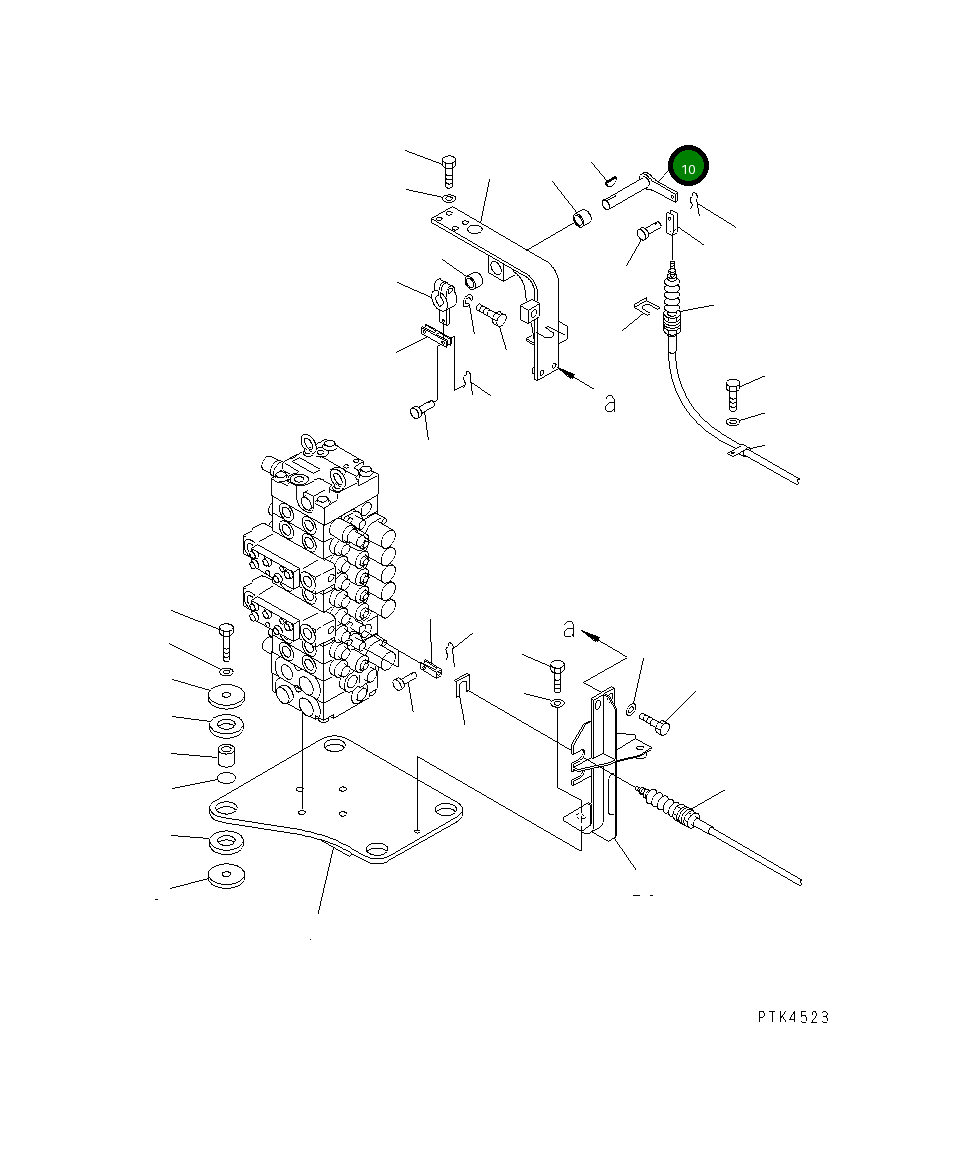 Вал 20U-43-31740 Komatsu