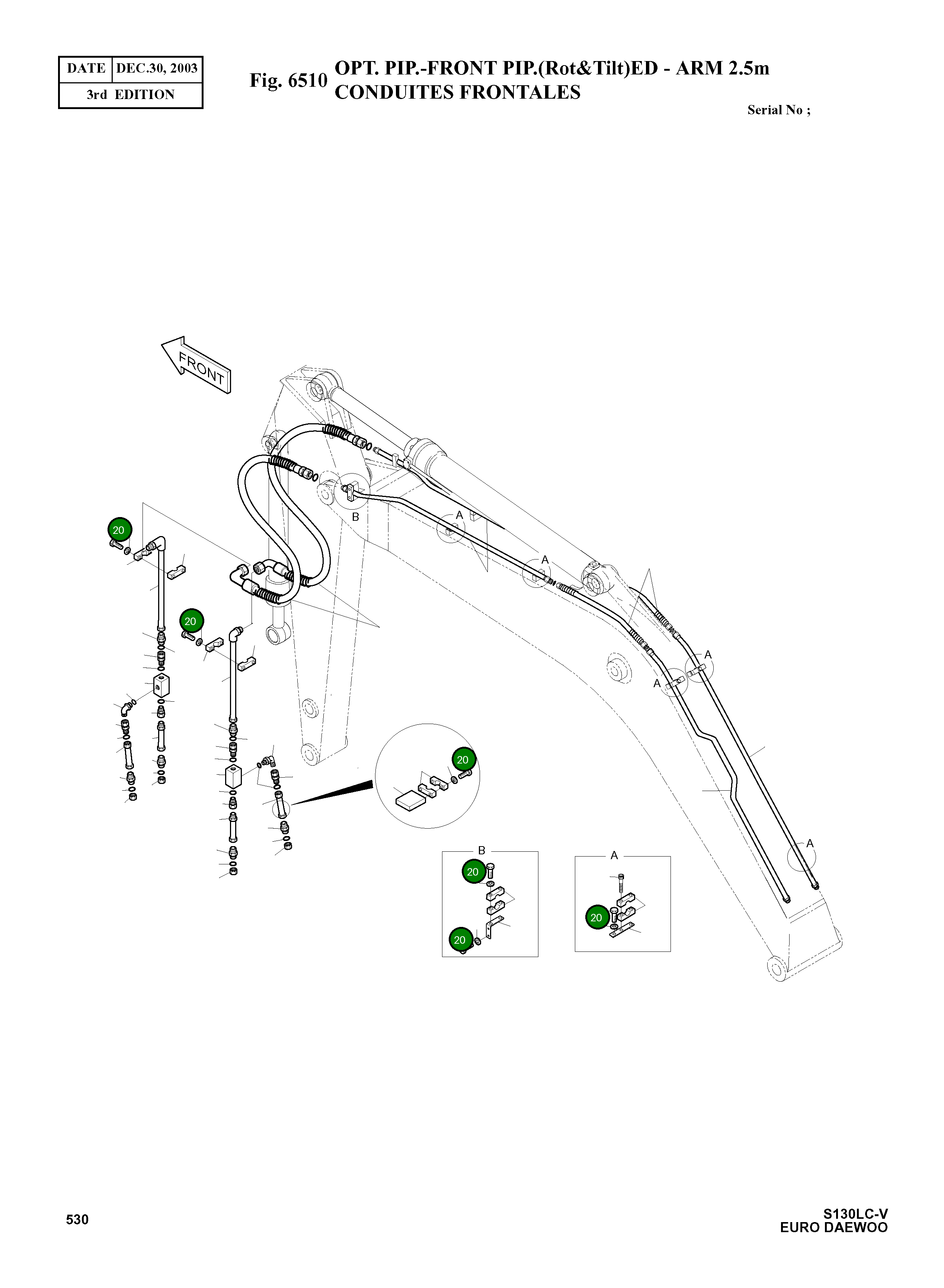 Болт M12X1.75X65 S0561063 Komatsu