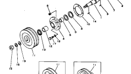 Шестерня CU125485 Komatsu