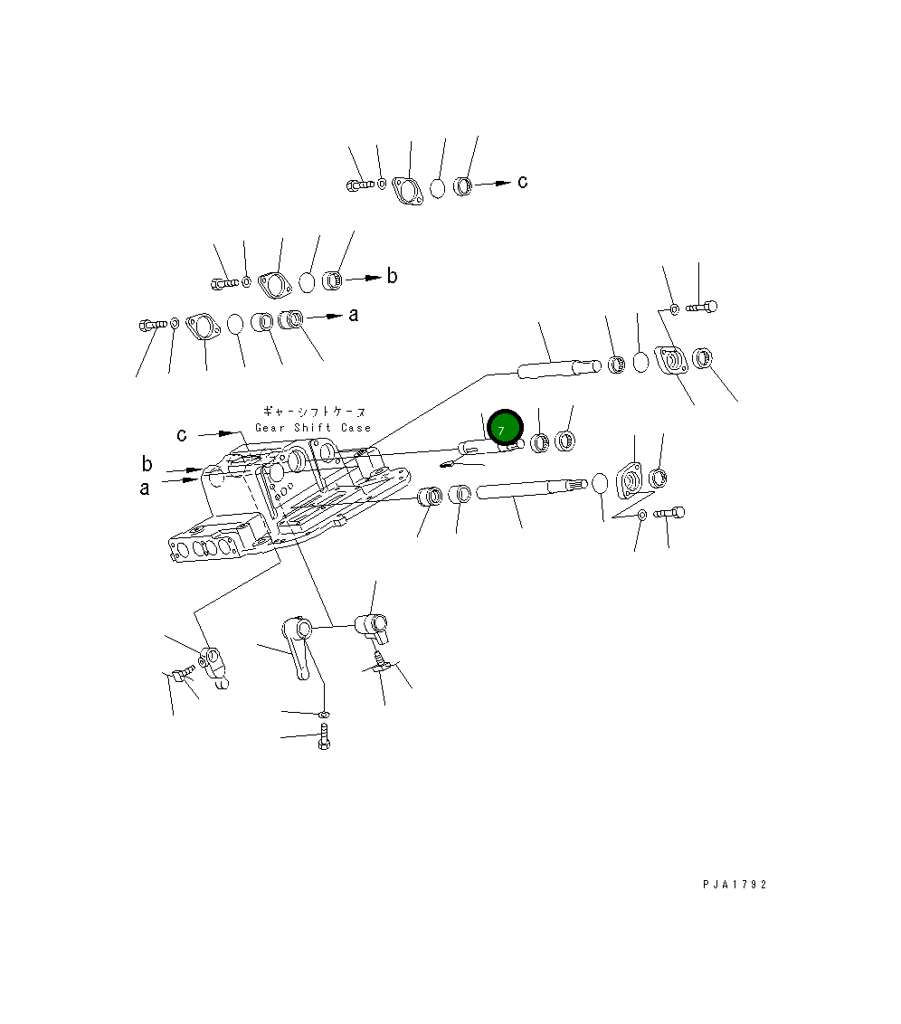 Вал 14X-14-12662 Komatsu