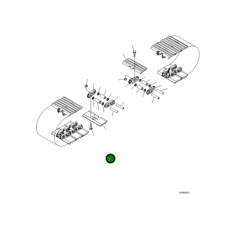 Башмак 207-32-61510 Komatsu
