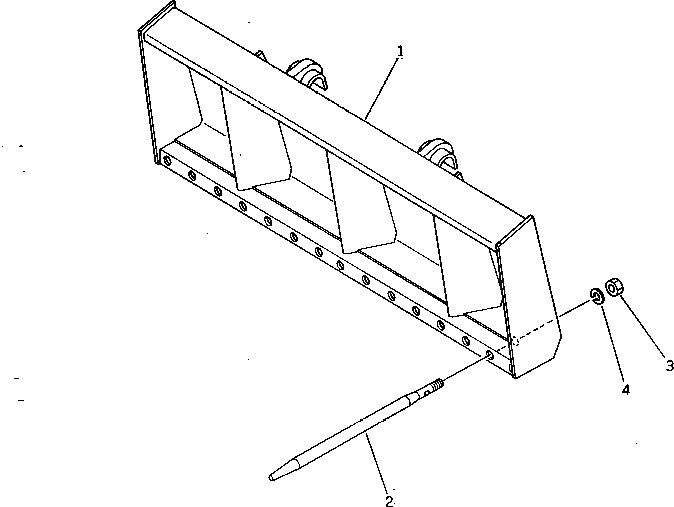 Вилка FF7829-13130 Komatsu