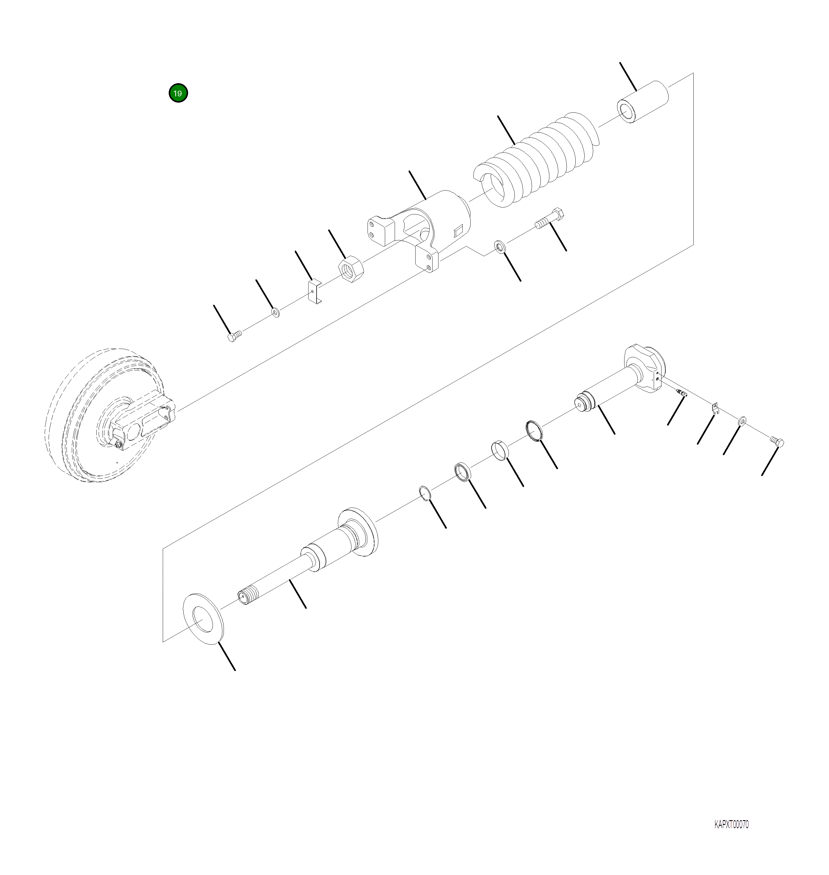 Вилка 208-31-11180 Komatsu